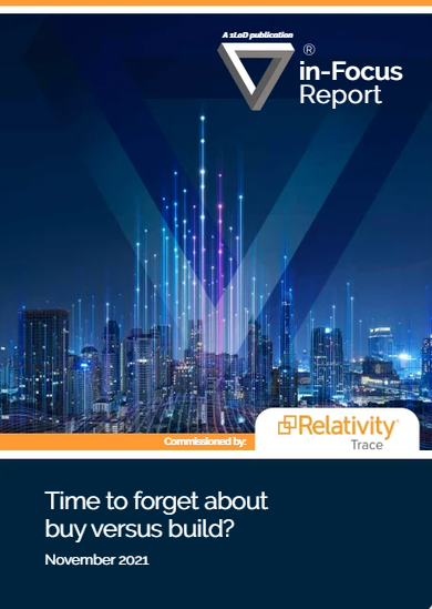 Time to forget about buy vs build Relativity in-Focus Report