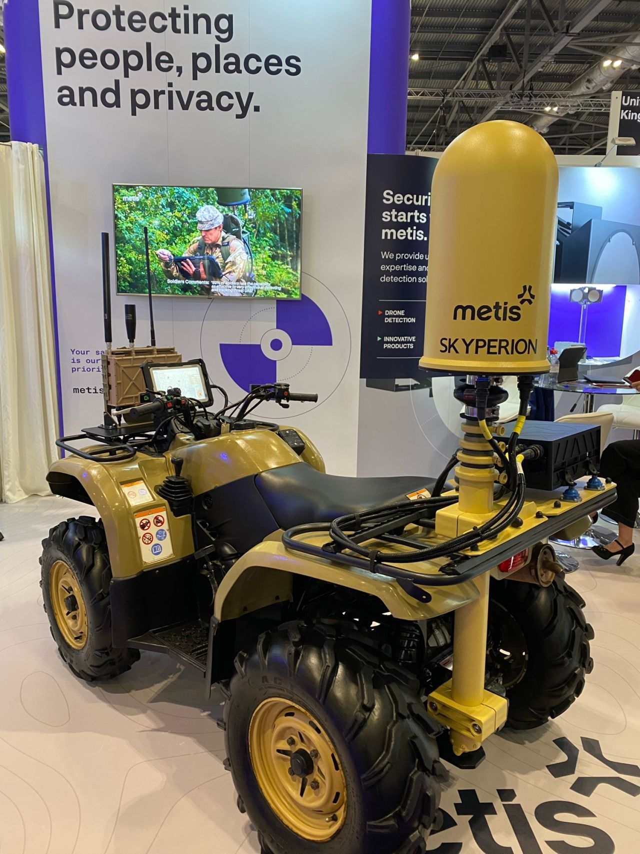 SKYPERION passive RF COTS/MOTS drone detection. SDSCUK 2024