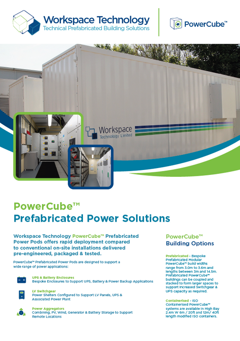 PowerCube™ Prefabricated Power Solutions