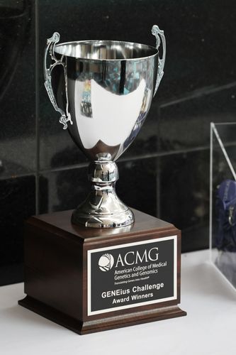 GENEius Challenge trophy