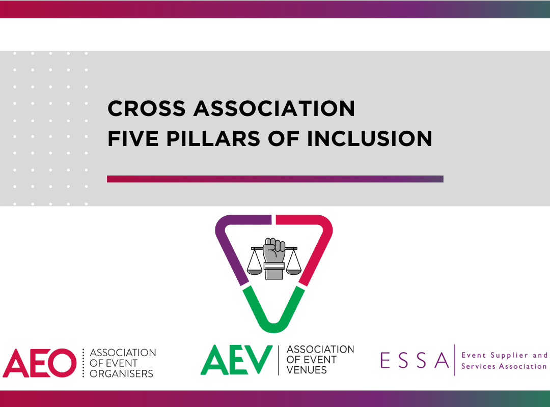 Event industry associations announce the launch of the â€˜Five pillars of inclusion'