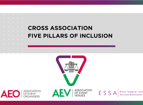 Event industry associations announce the launch of the 'Five pillars of inclusion'