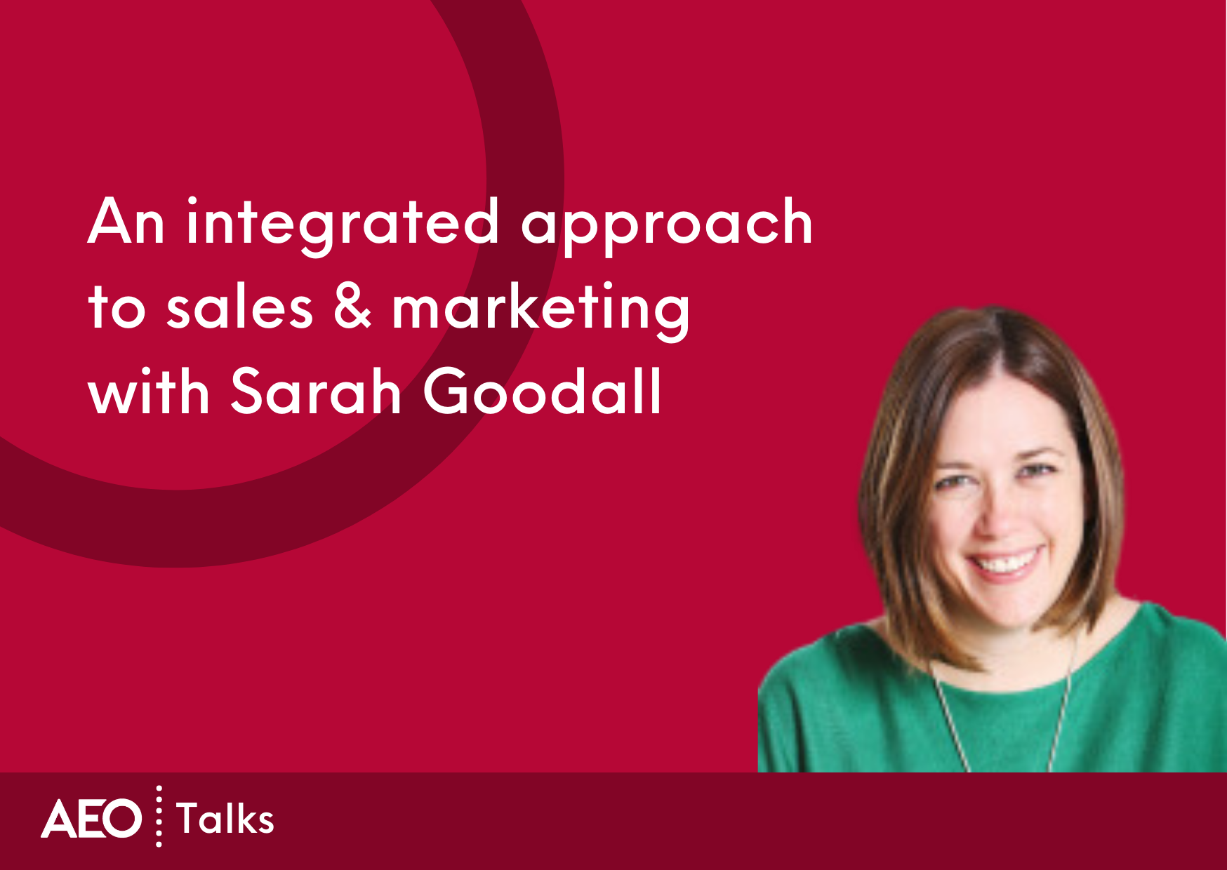 An integrated approach to sales & marketing 