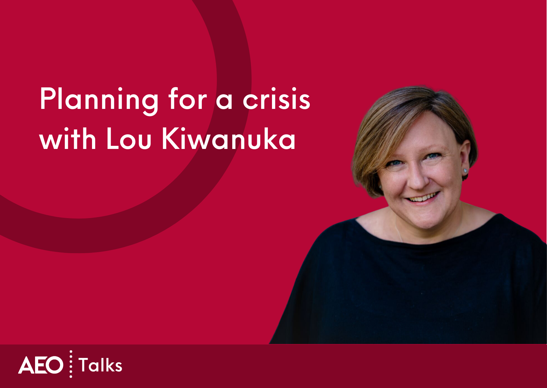 Planning for a crisis