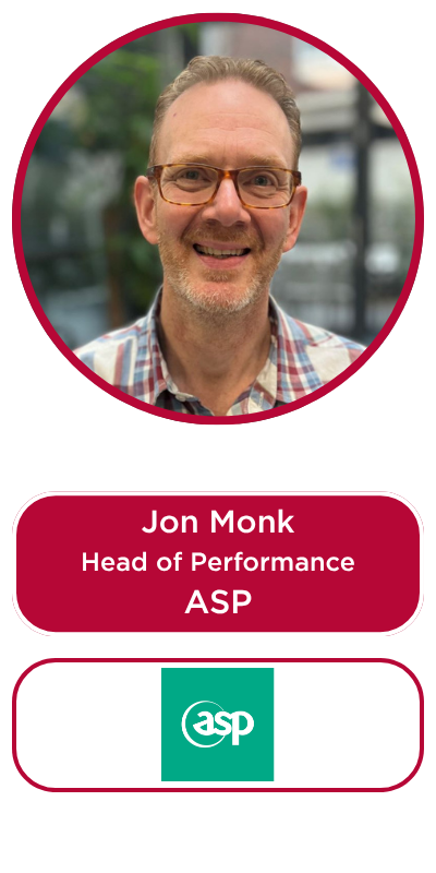 Jon Monk, Head of Performance at ASP