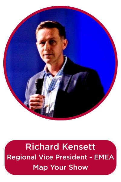Richard Kensett, Regional Vice President EMEA for Map Your Show