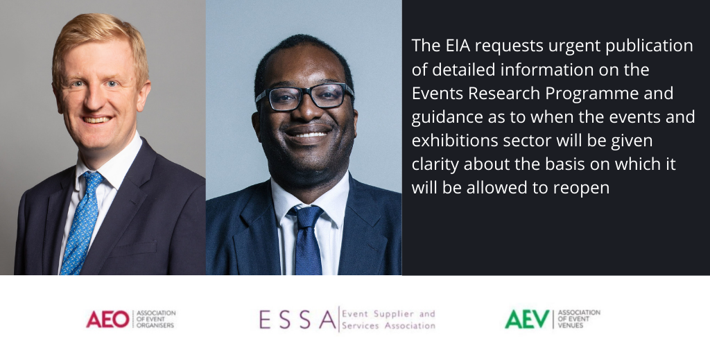The EIA requests urgent publication of detailed information on the Events Research Programme