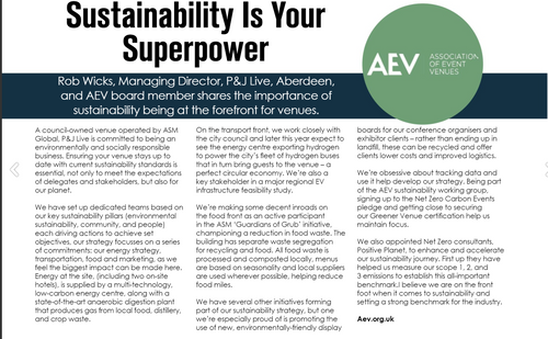 Sustainability is your superpower