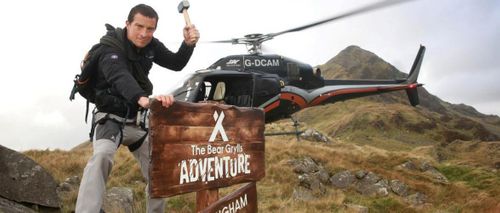 THE BEAR GRYLLS ADVENTURE TO LAND AT NEC