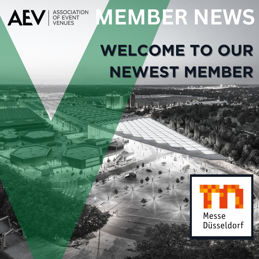 AEV welcomes newest international member Messe Düsseldorf