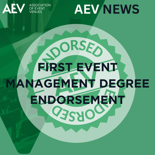 AEV endorses first event management degree