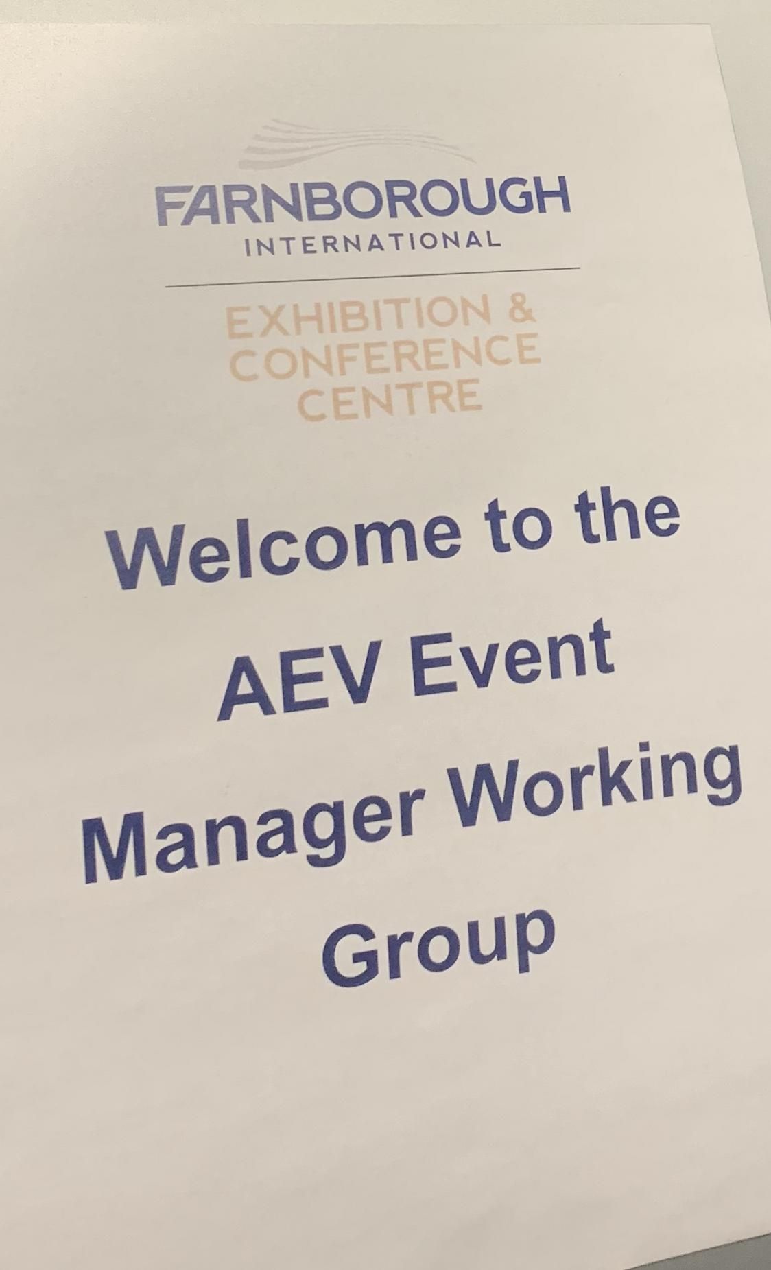 Report: Event Manager Working Group 21.11.18