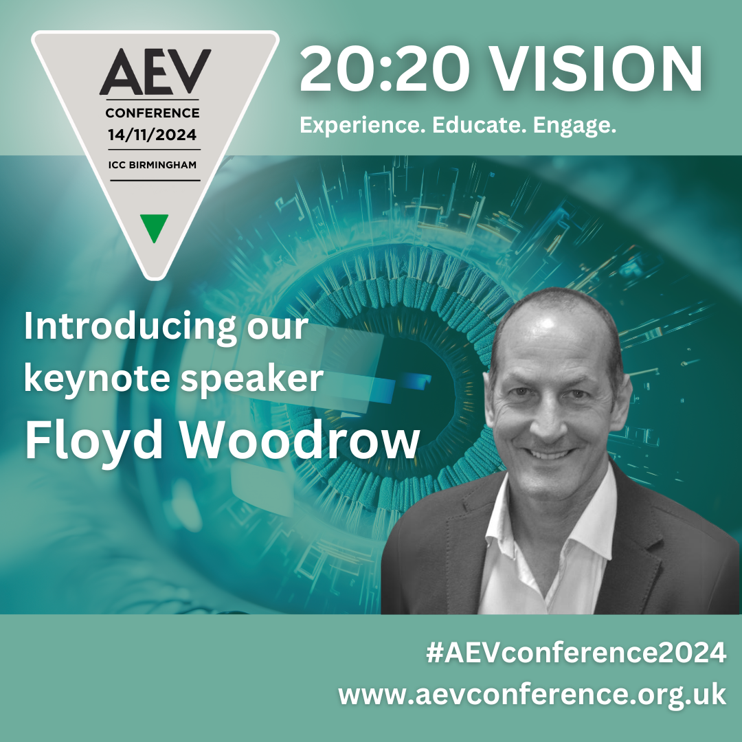 AEV reveals conference keynote speaker and early bird offer.