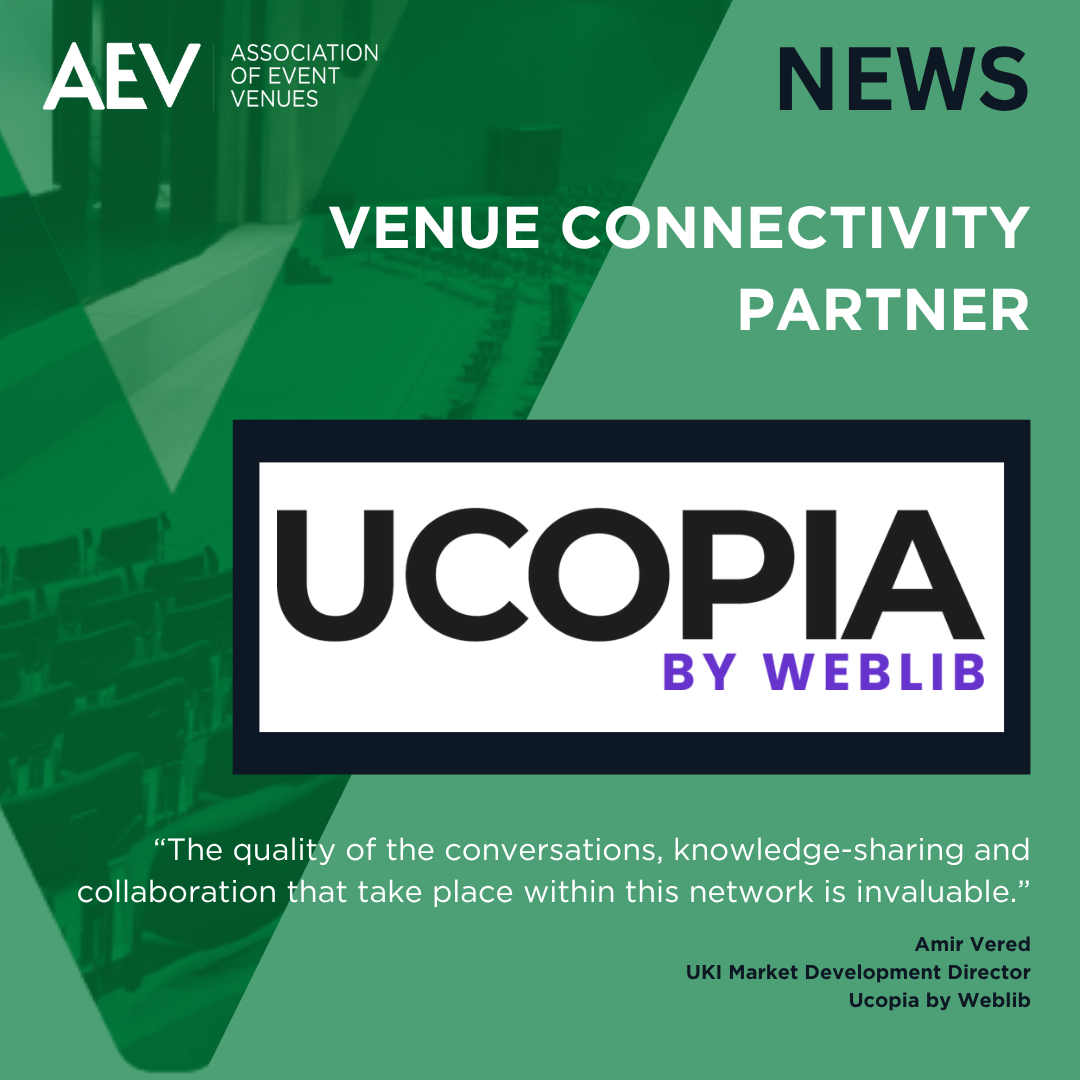 AEV partners with Ucopia by Weblib for venue connectivity
