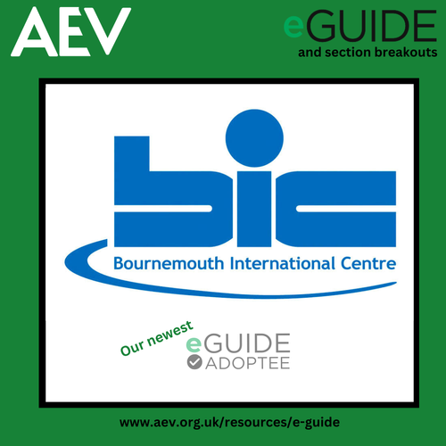 AEV announces 16th eGuide adoptee as Bournemouth International Centre