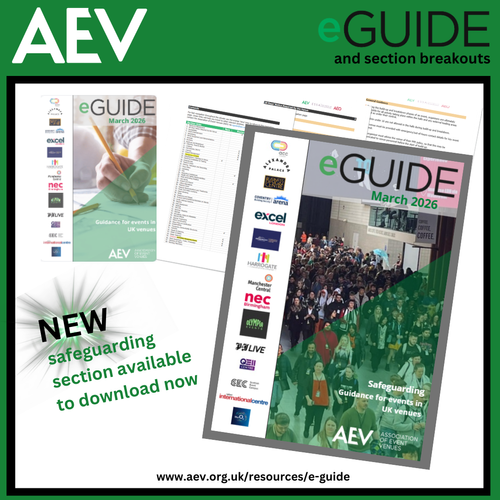 AEV adds new safeguarding section to the eGuide 2026 edition