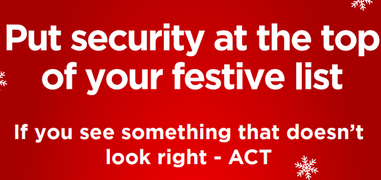 Counter Terrorism Policing Festive Campaign