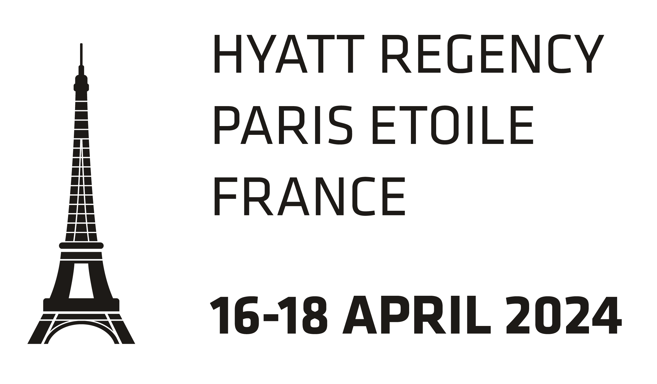 16-18 April | Hyatt Regency, Paris