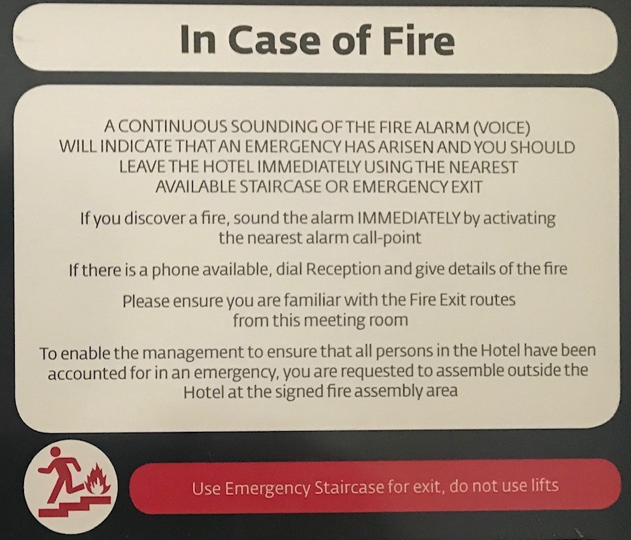 Fire Evacuation Plan