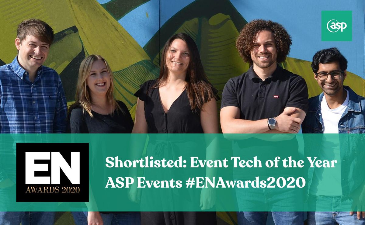 We have been shortlisted for an EN Award - 'Event Tech of the Year' 2020!