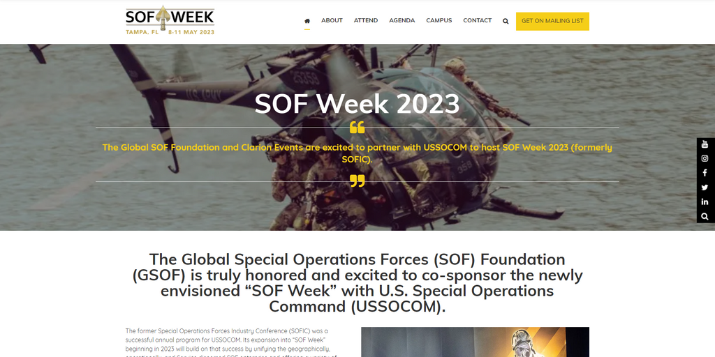 SOF Week 2023 ASP.Events