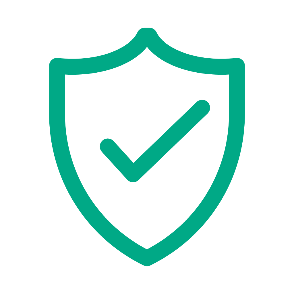shield with tick icon
