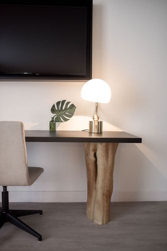 White Shade Table Lamp