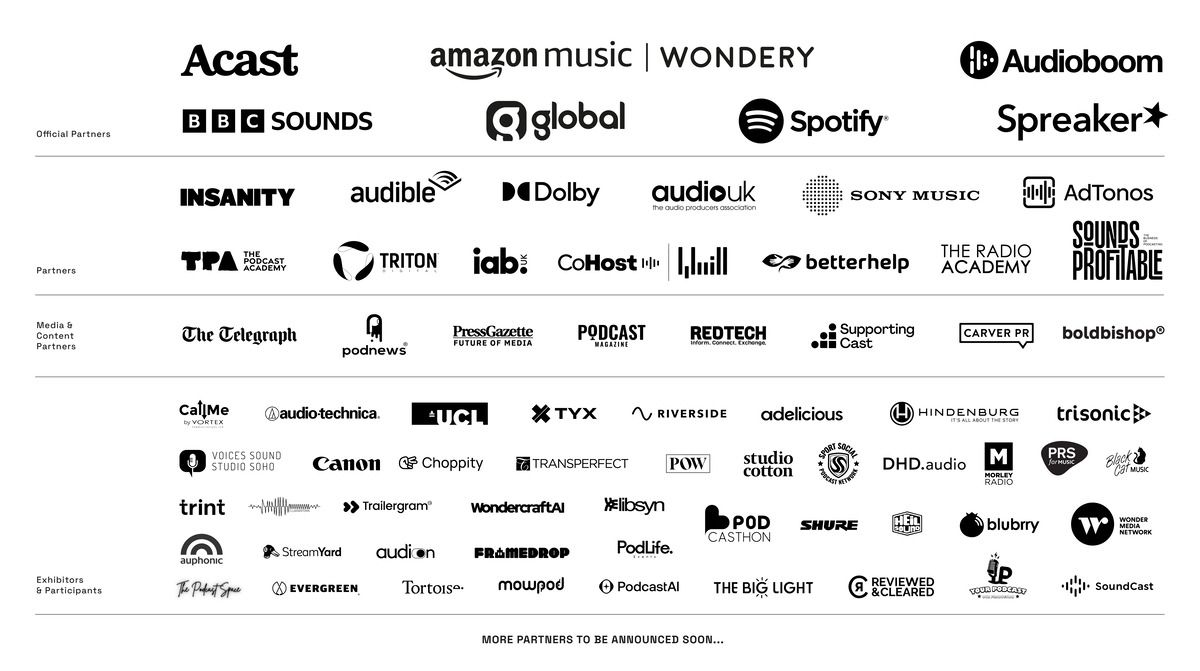 Sponsor and Exhibit - Podcast Show 2024, London