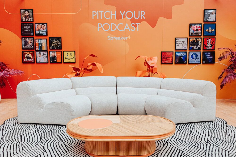 Pitch your podcast sofa