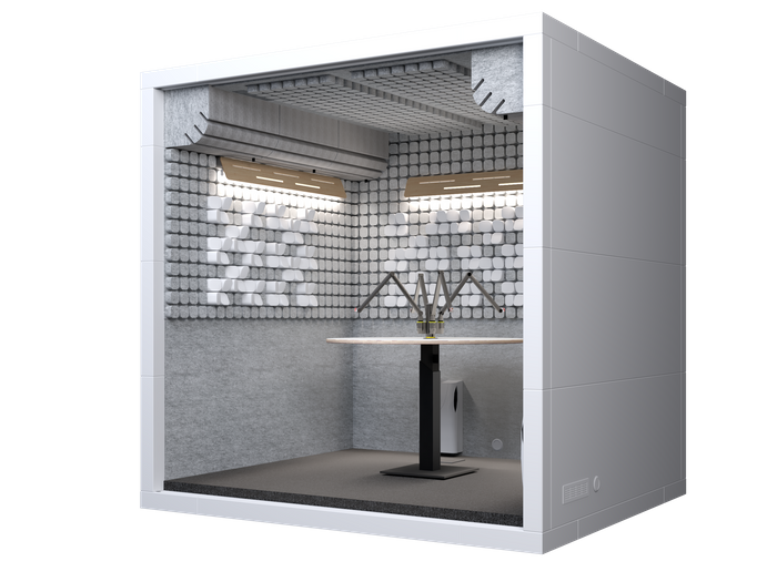 Studiobricks ROUND podcast booth