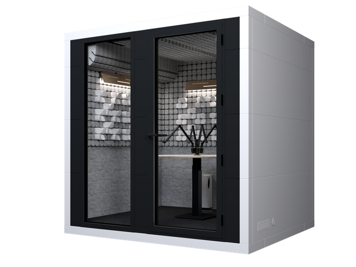 Studiobricks ROUND podcast booth