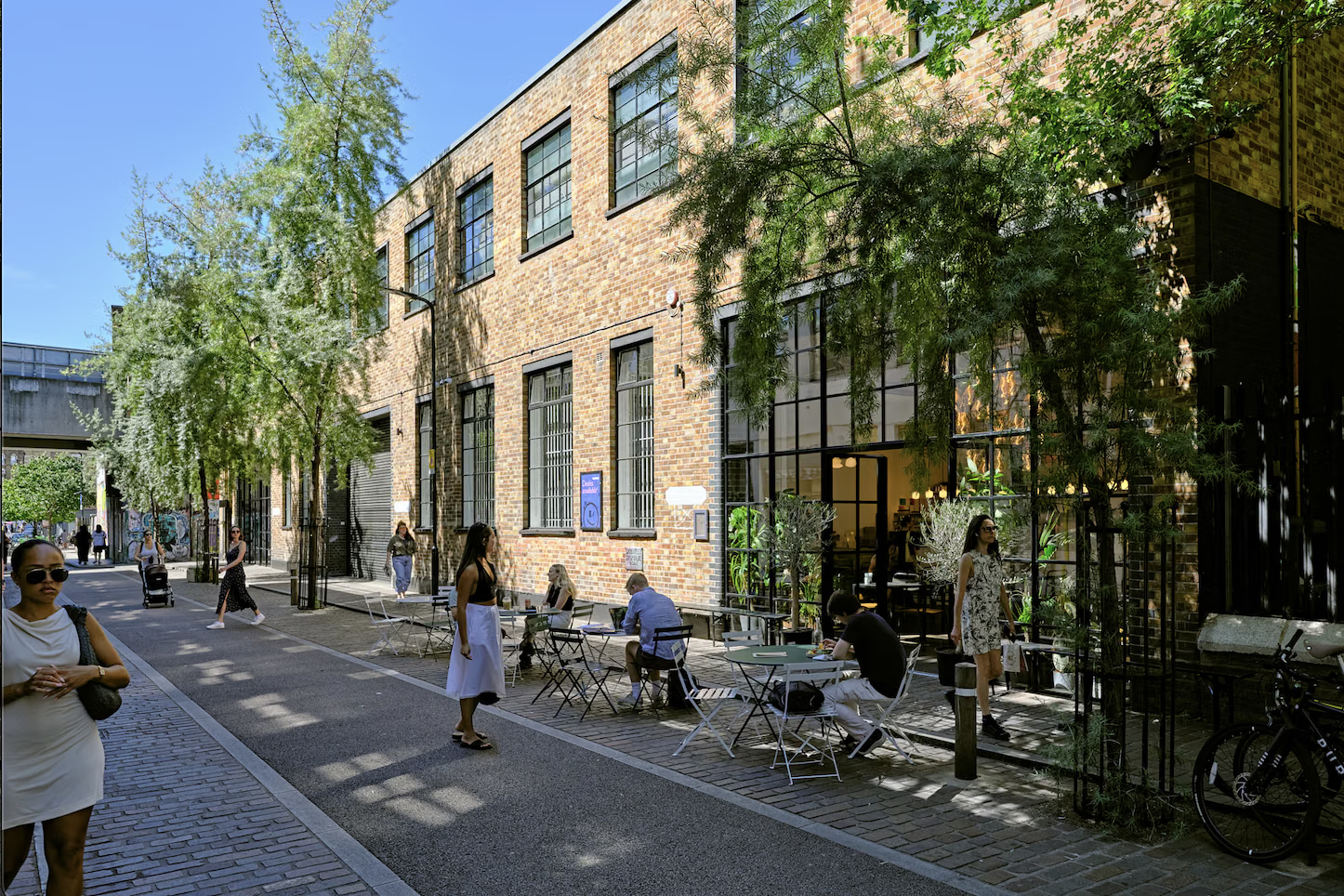Protein Studios main hall — vaulted glass ceiling