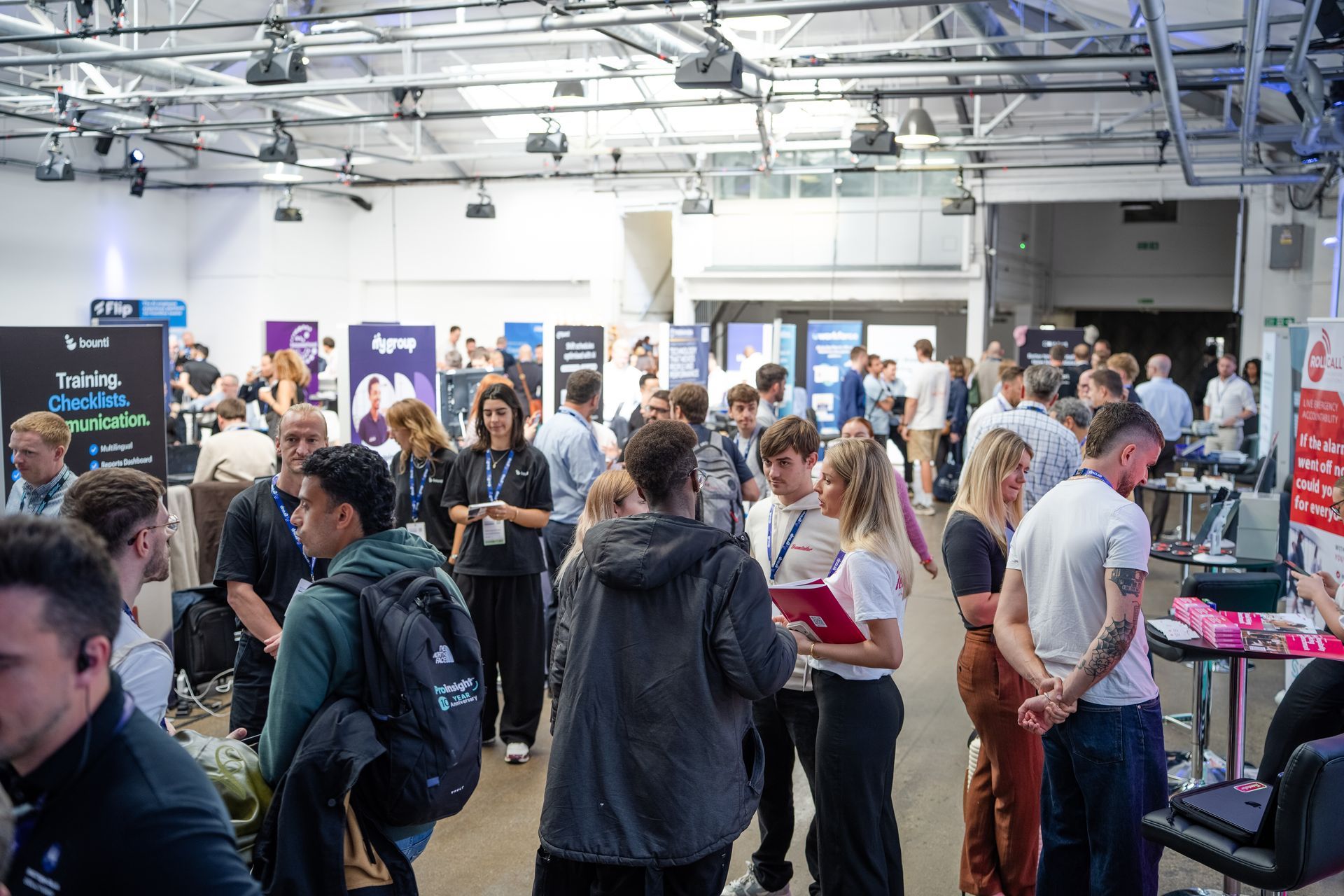 The busy expo floor at WIE 2026