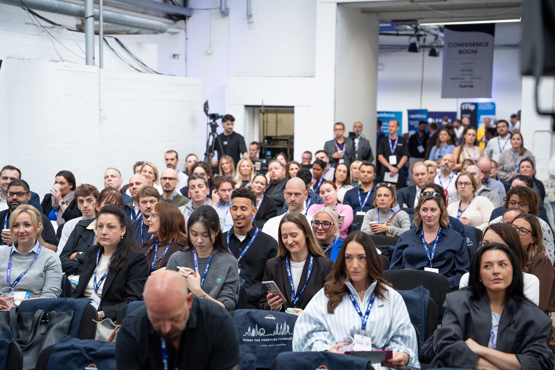 The audience at the main stage during WIE 2026