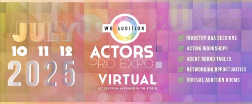 Ticket Options - WeAudition: Actors Pro Expo Virtual 2025