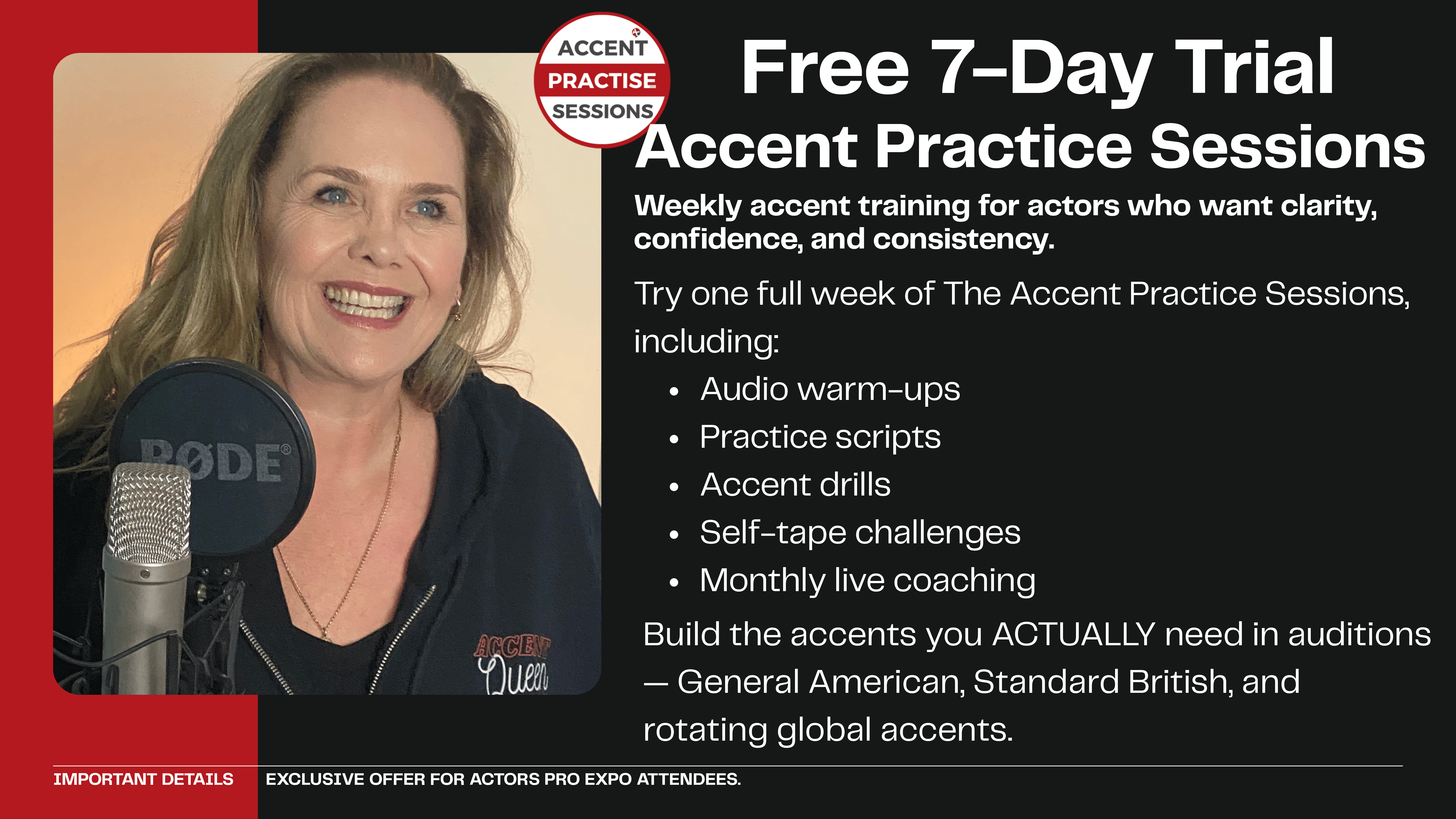 Sarah - 7 day free trial