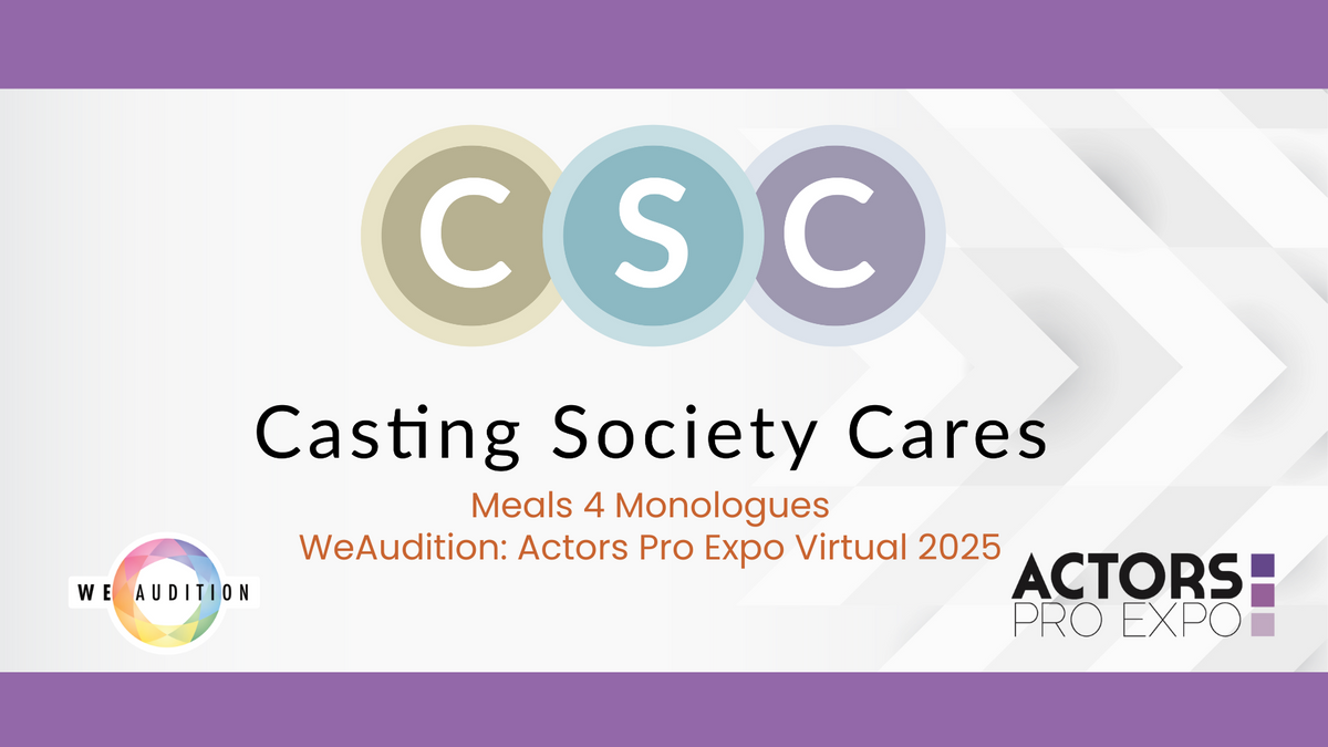 Registration Now Open For Meals 4 Monologues 2025 - Virtual!