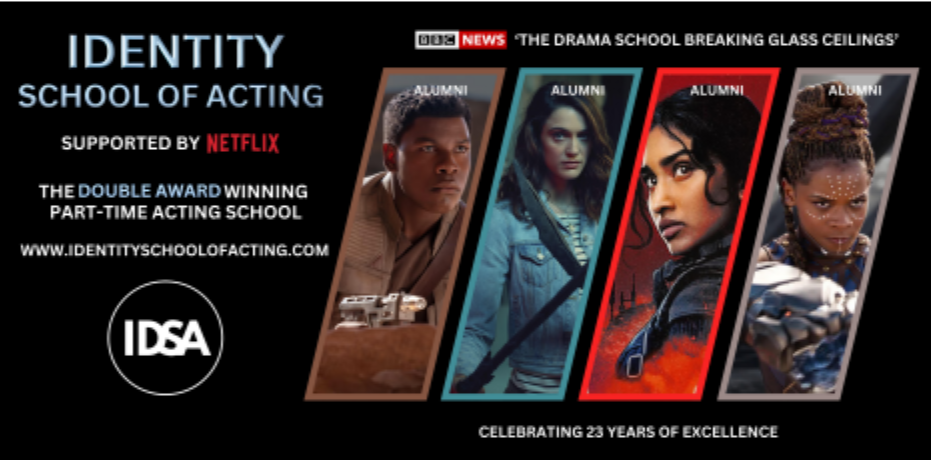 Exclusive Offer for Actors Pro Virtual Expo: Audition for FREE with the Double Award-Winning Part-Time Identity School of Acting, supported by Netflix