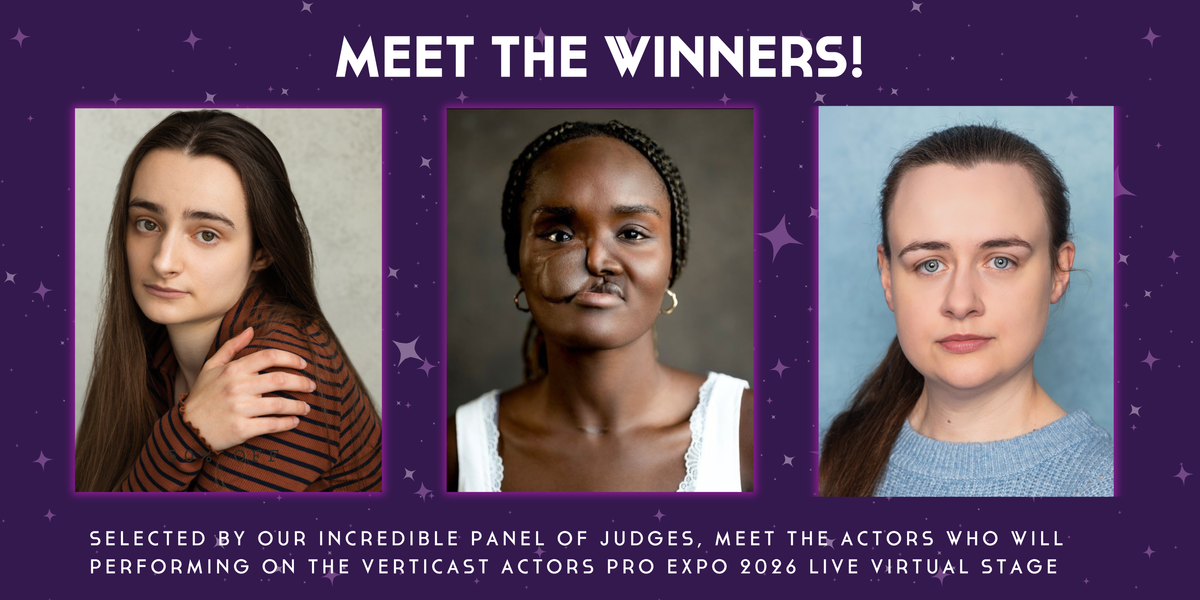 Meet the Winners of the VertiCast Actors Pro Expo Virtual Stage 2026!