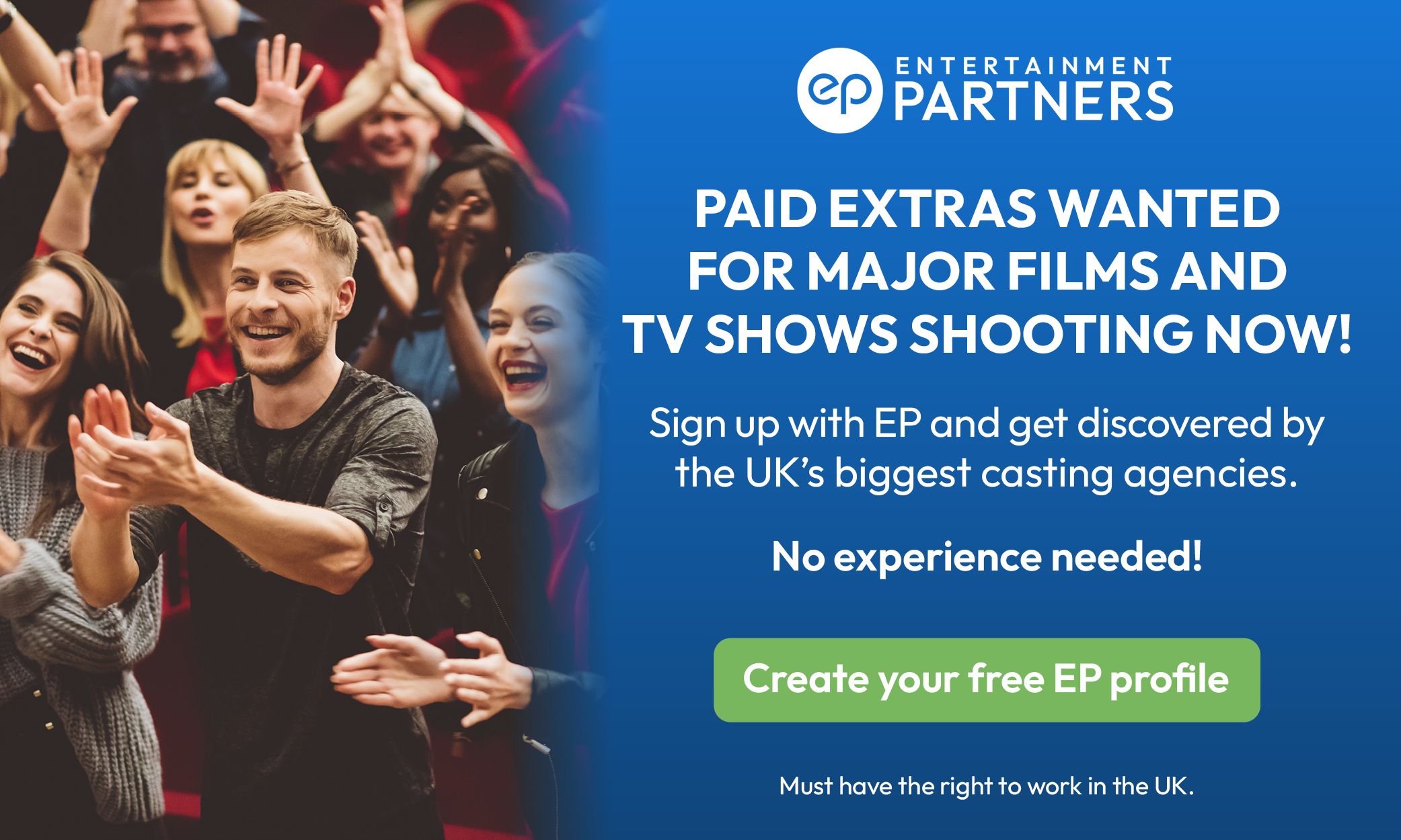 Entertainment Partners — Paid Extras Wanted
