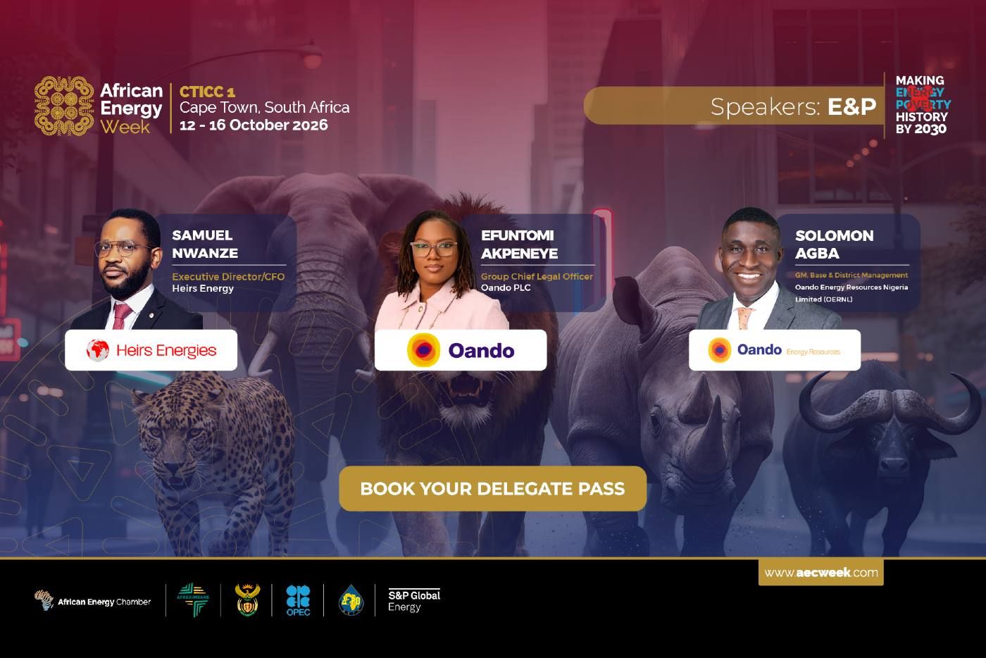 Heirs Energies, Oando to Chart Nigeria’s Next Upstream Growth Story at AEW 2026