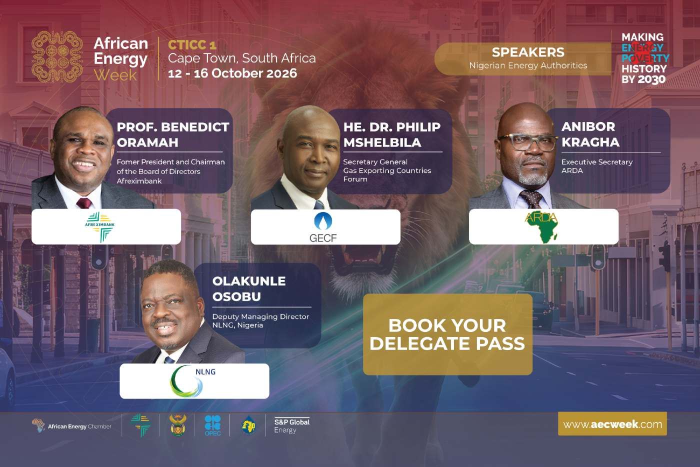 Nigerian Leaders Shaping Global Gas, Trade Finance and Downstream Policy Converge at AEW 2026