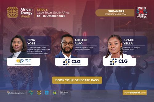 Finance and Legal Leaders to Advance Africa’s Energy Investment Agenda at AEW 2026
