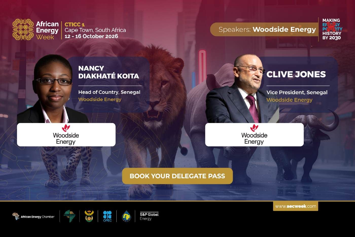 Woodside Energy Sends Executive Delegation to AEW 2026 as African Footprint Expands Beyond