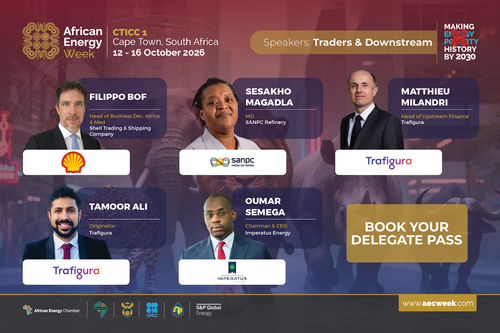 Les géants de l'aval et du négoce rejoignent la liste des intervenants de l'African Energy Week 2026 pour stimuler le développement des infrastructures régionales