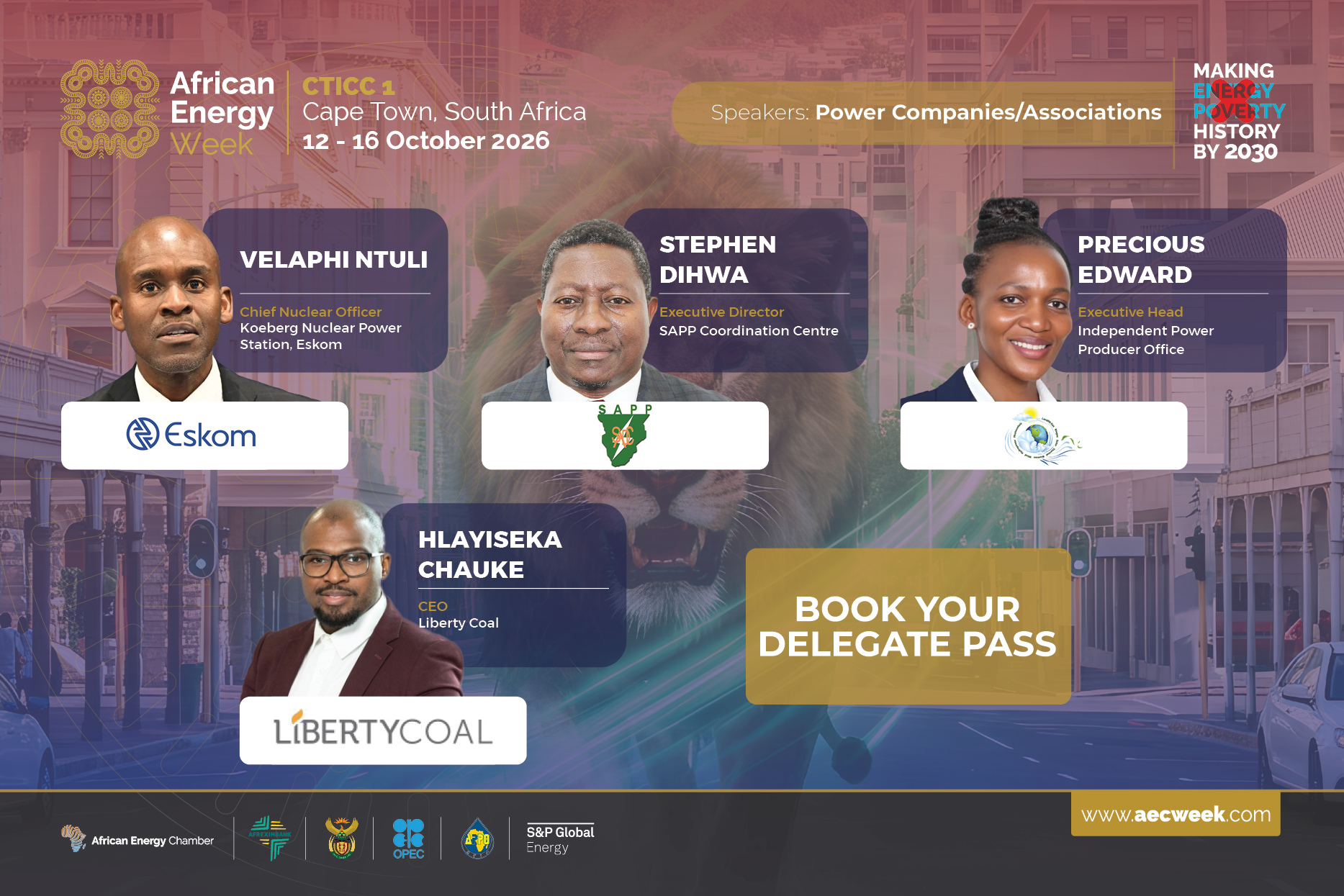 Southern Africa’s Utility and Grid Leaders to Tackle Infrastructure Execution at AEW 2026