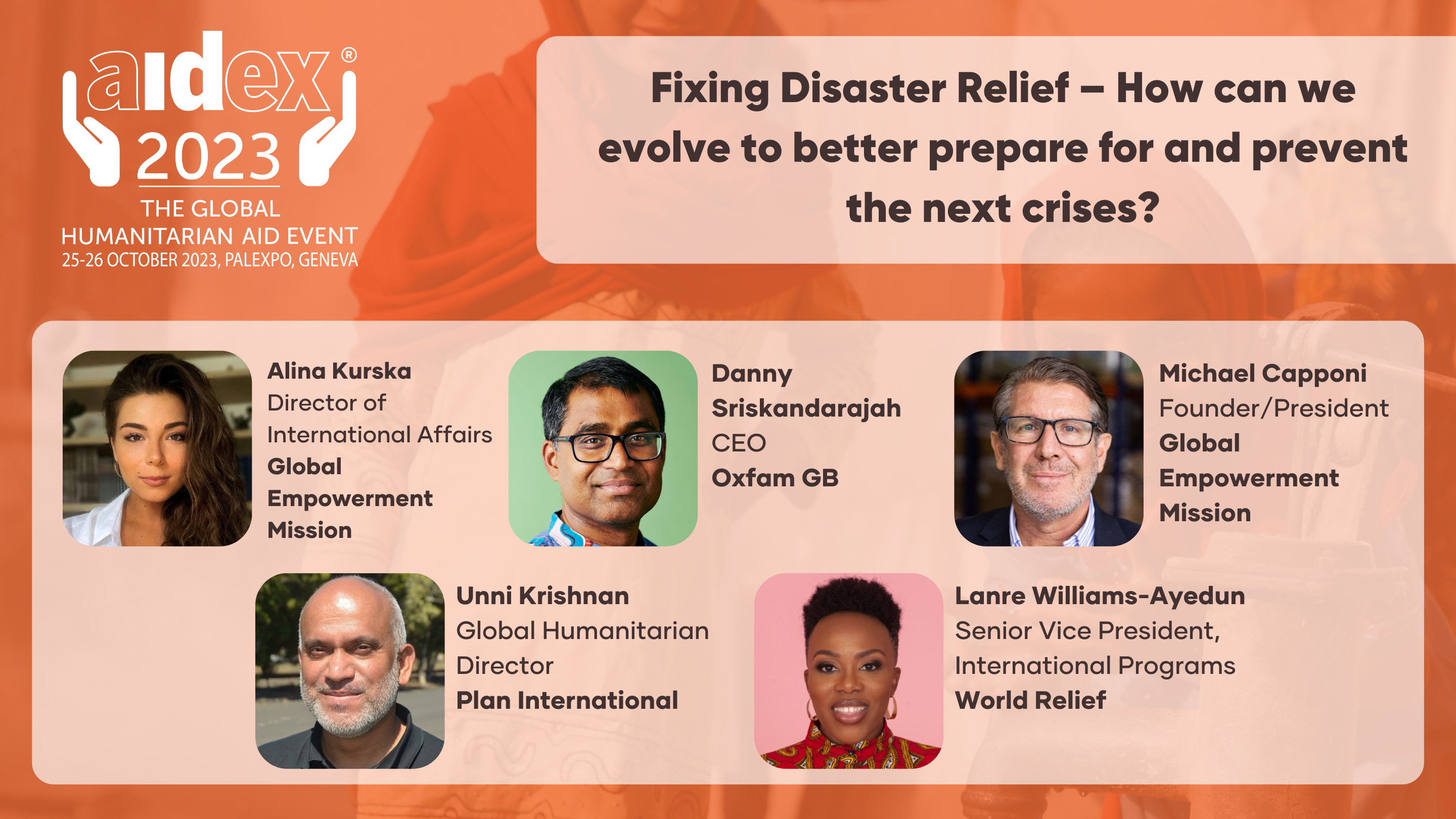 Fixing Disaster Relief – How can we evolve to better prepare for and prevent the next crises?