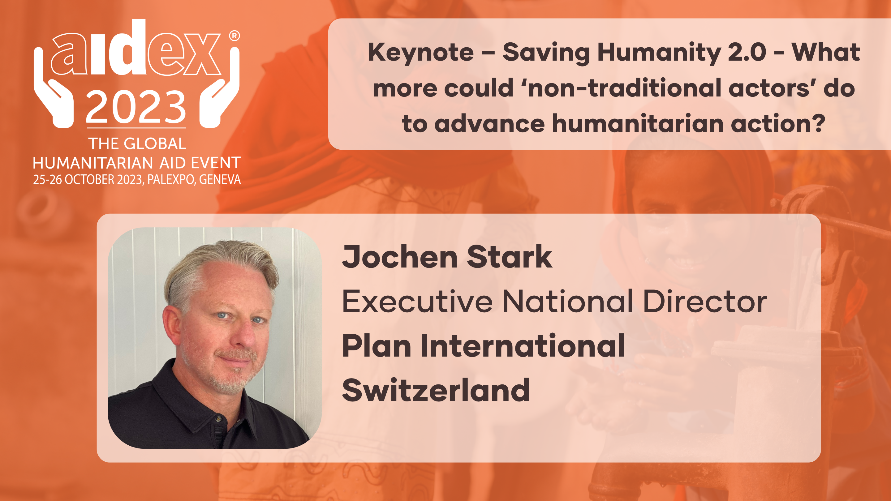 Keynote – Saving Humanity 2.0 - What more could ‘non-traditional actors’ do to advance humanitarian action?