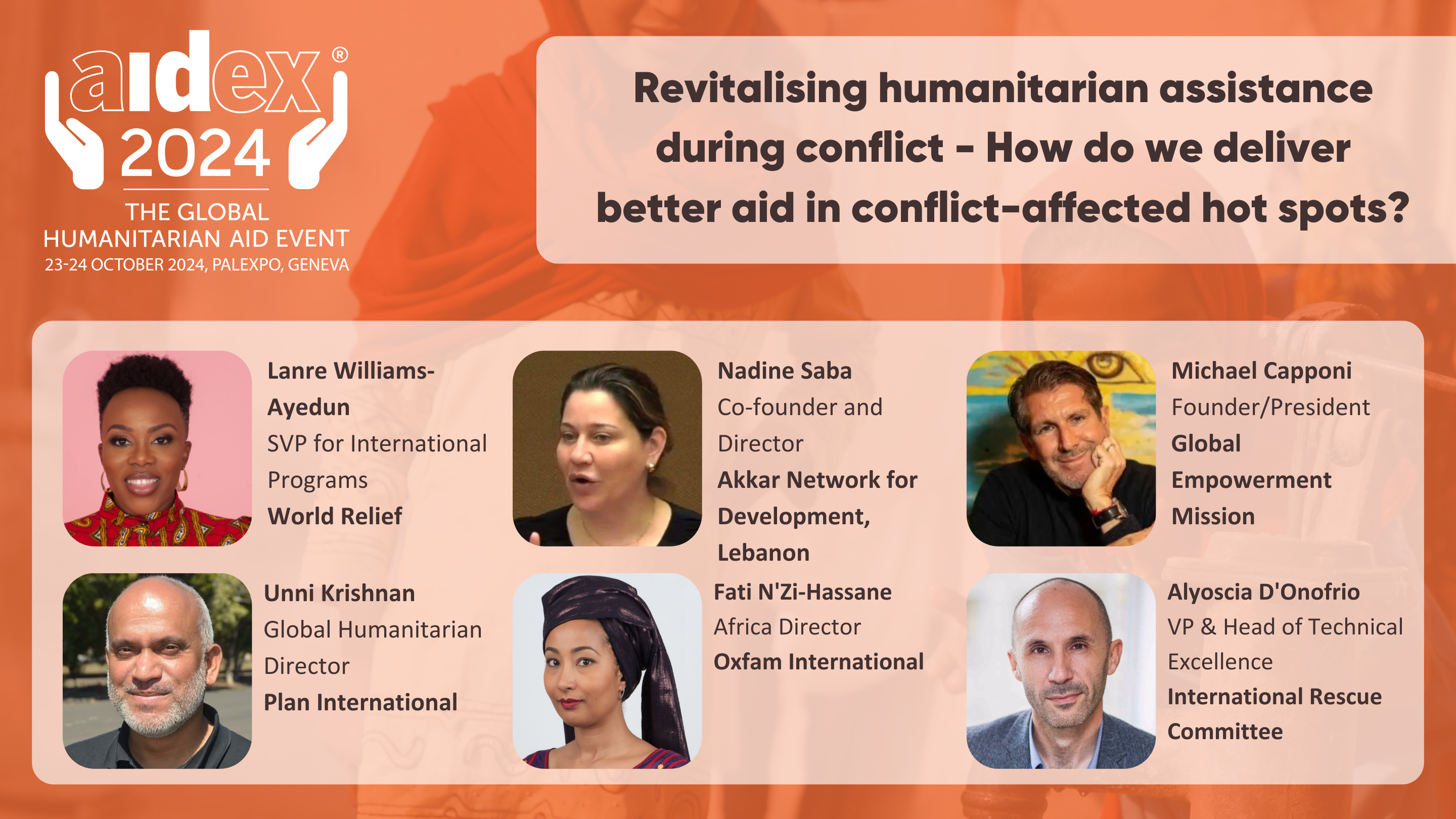 Revitalising humanitarian assistance during conflict - How do we deliver better aid in conflict-affected hot spots?