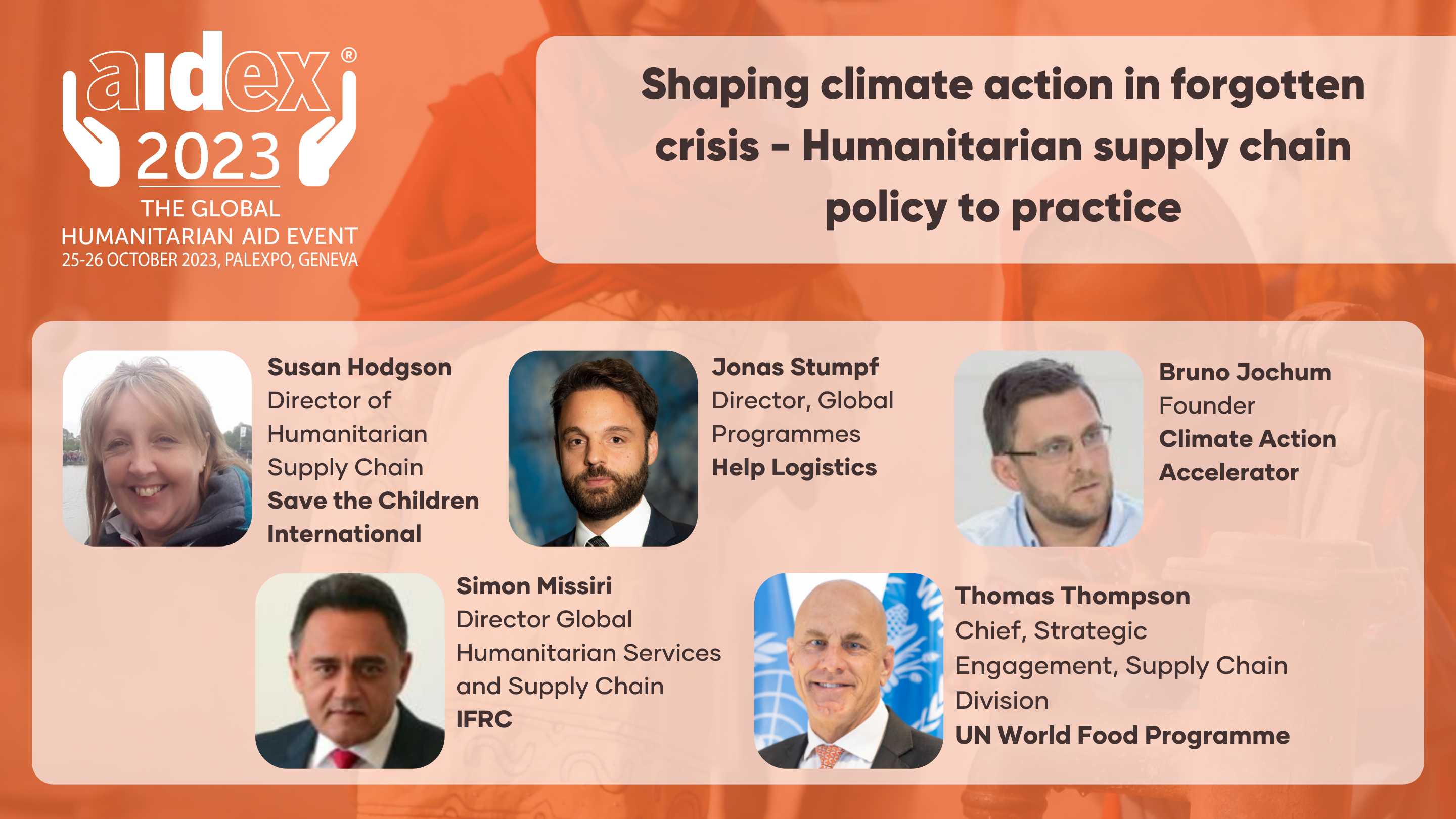 Shaping climate action in forgotten crisis - Humanitarian supply chain policy to practice